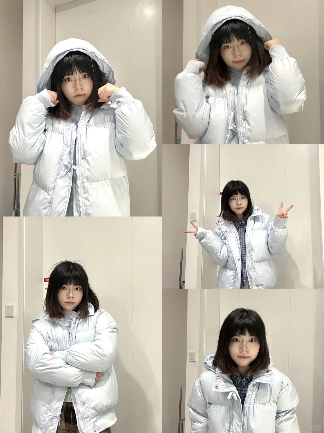 宝宝蓝棉服✨显白到发光！黄皮直接焊在身上！