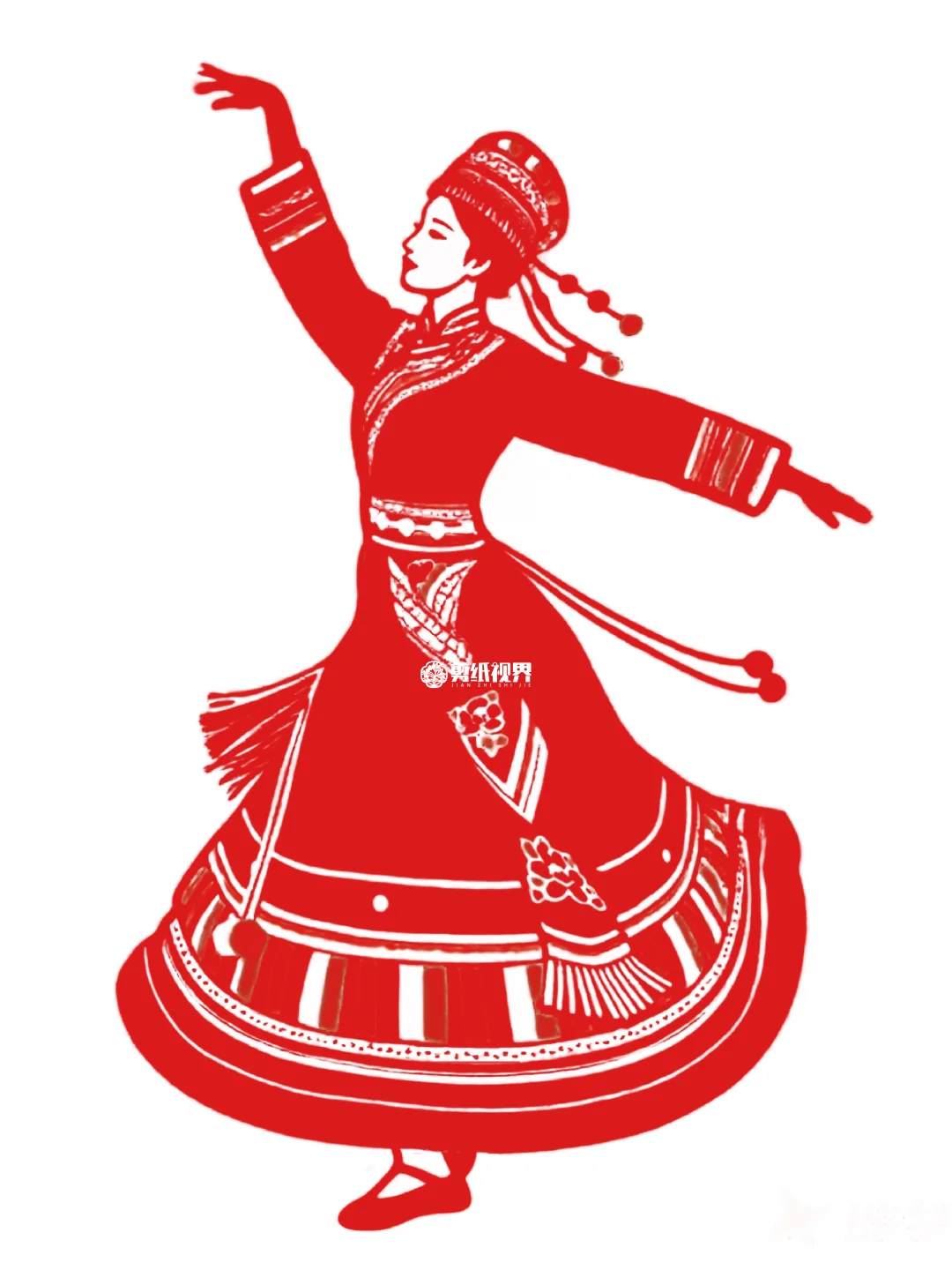 傈僳族剪纸 56个民族