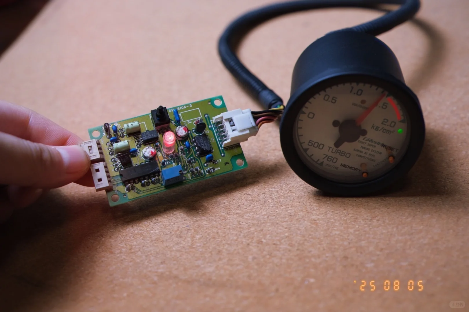 GReddy古董涡轮压力表把玩