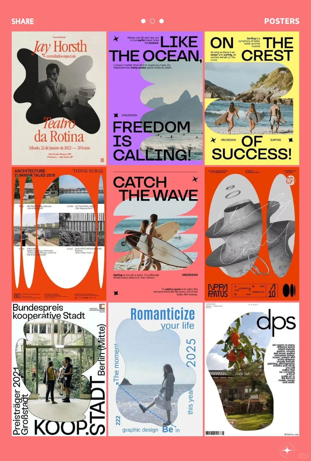 版式设计灵感库? 异形裁剪