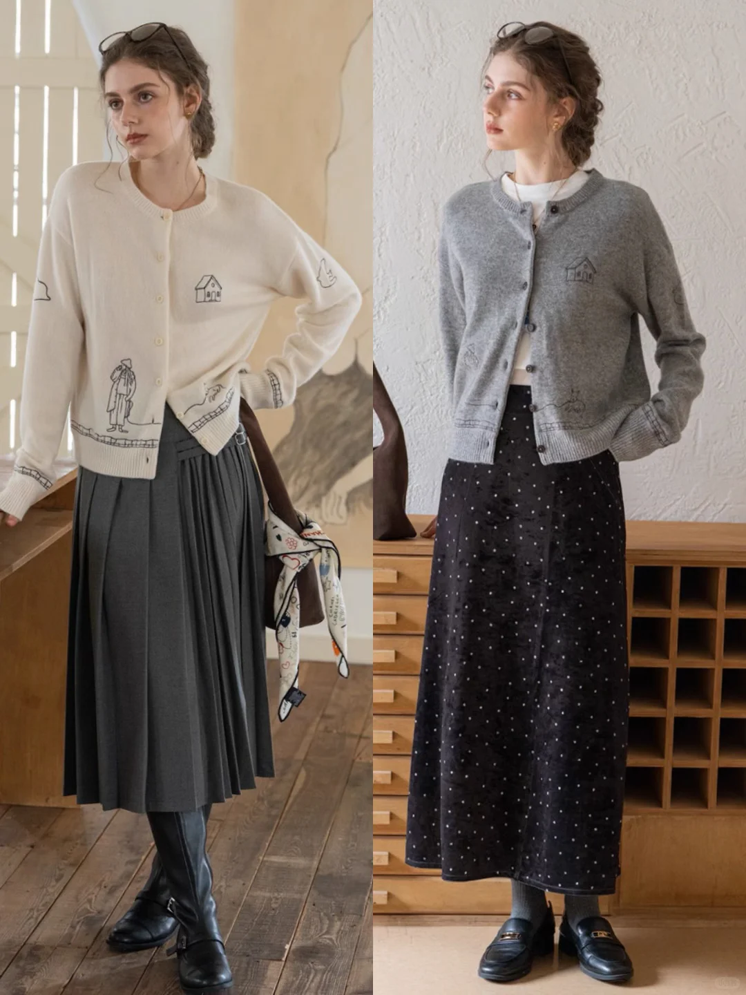 秋冬穿什么 | 法式复古通勤电影感穿搭