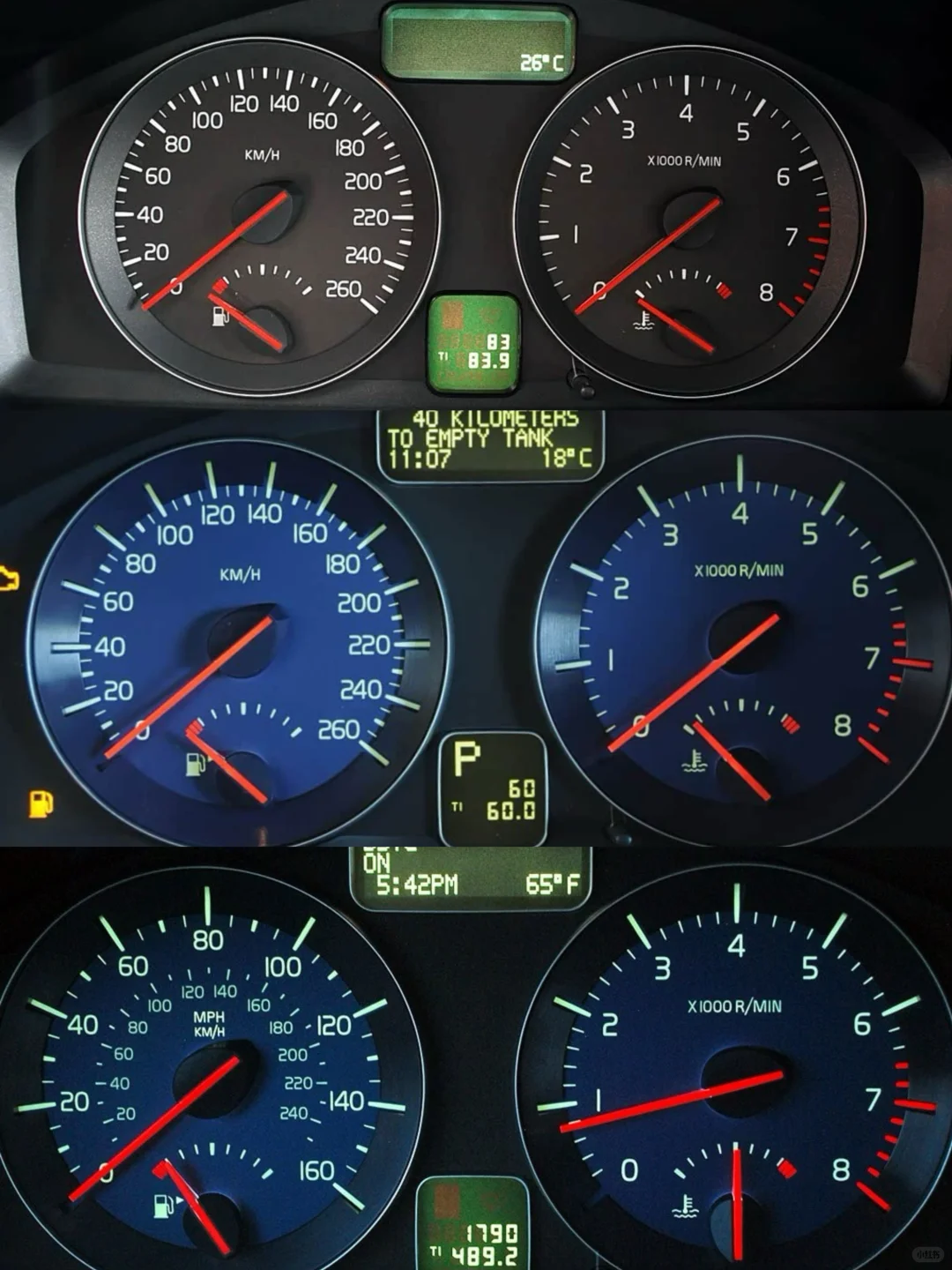 周末了，看看机械仪表洗洗眼睛吧?沃尔沃