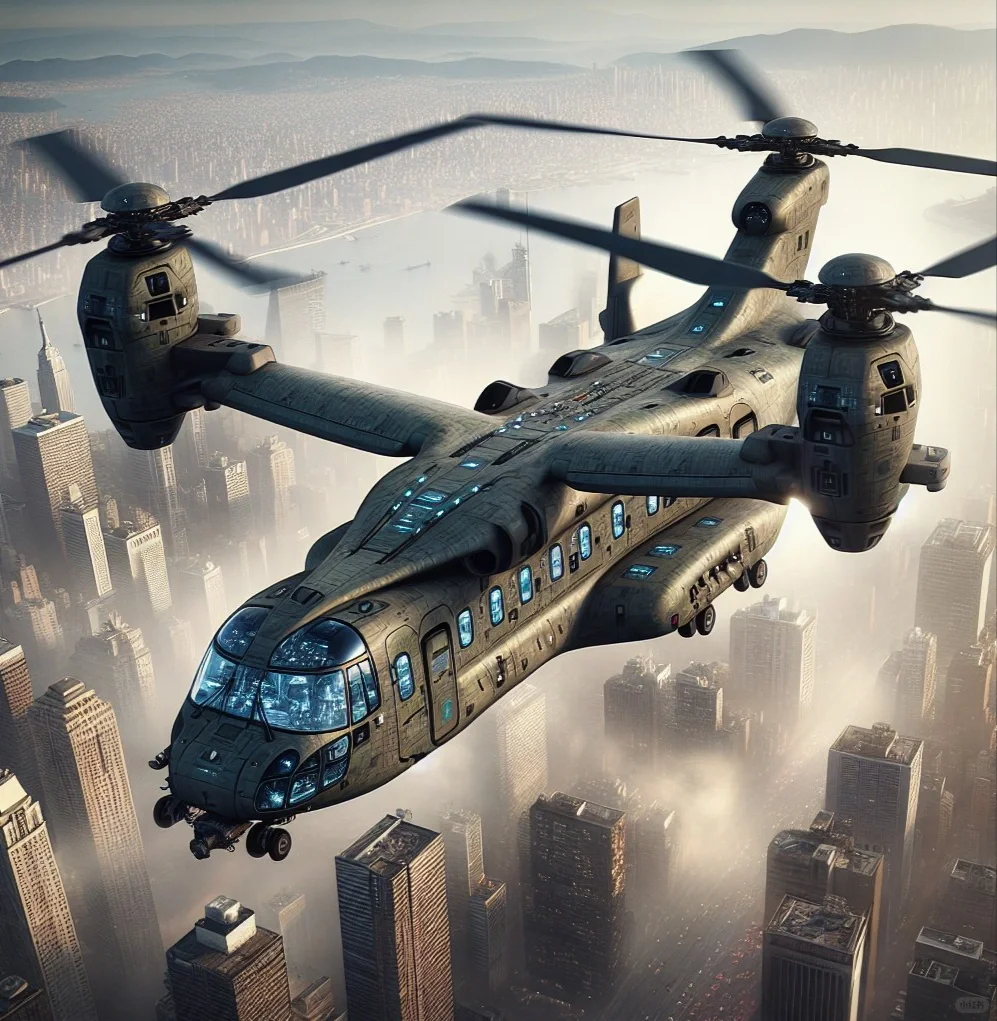 2034:兔国发布扶摇大型运输直升机