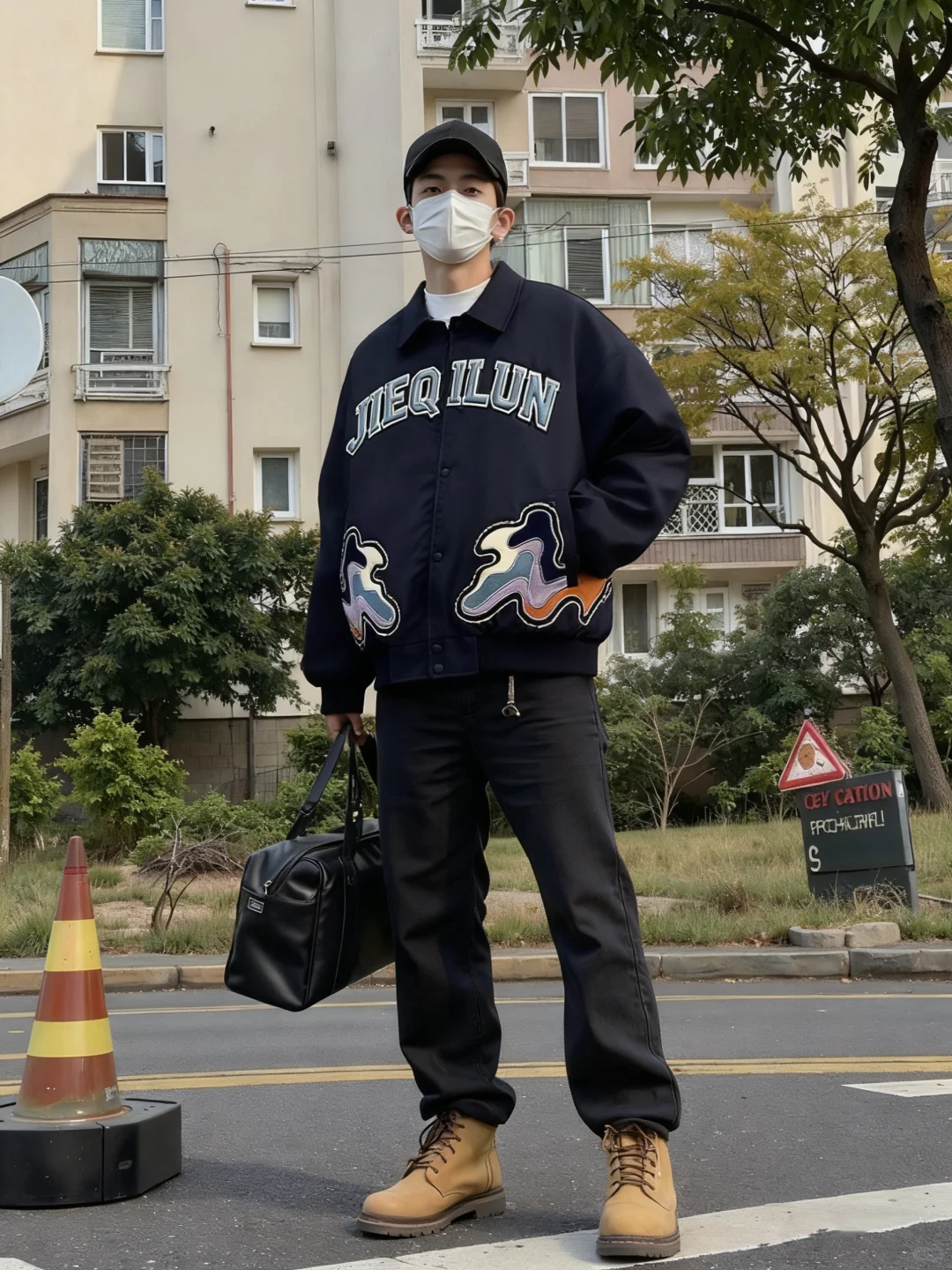 杰奇伦复古拼色夹克上线！