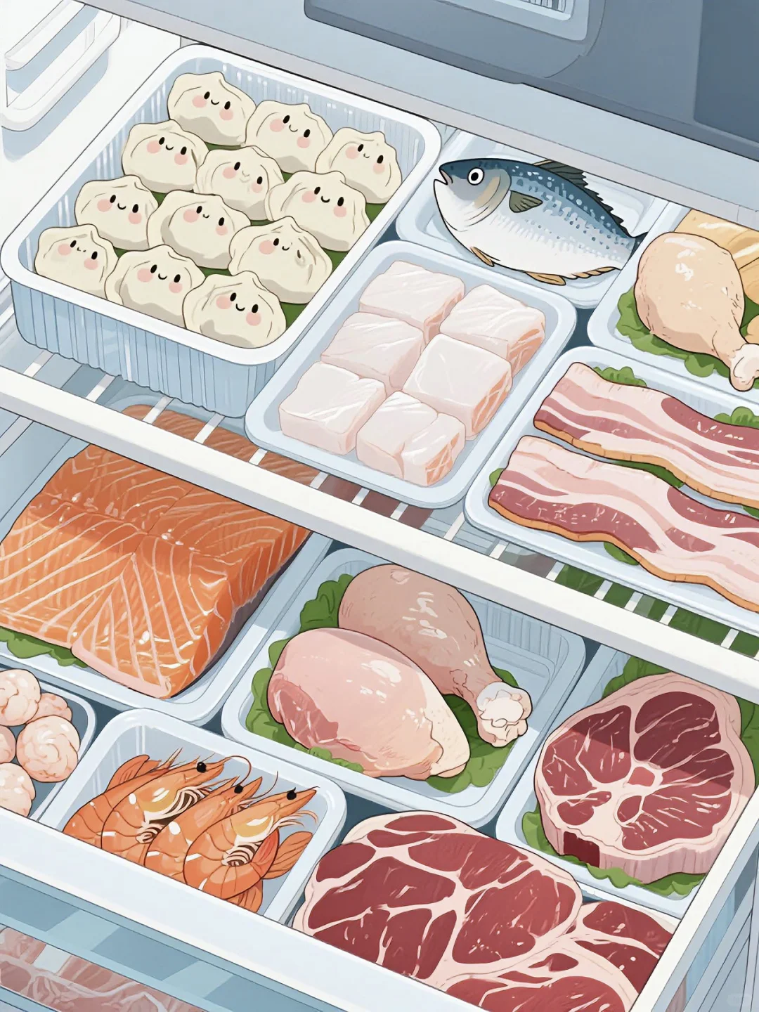 独居女孩的冷冻层❄️安全感是肉肉给的?