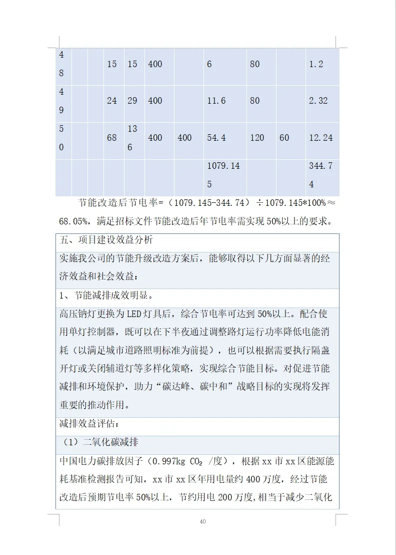 道路路灯数字化照明设施能源托管项目投标