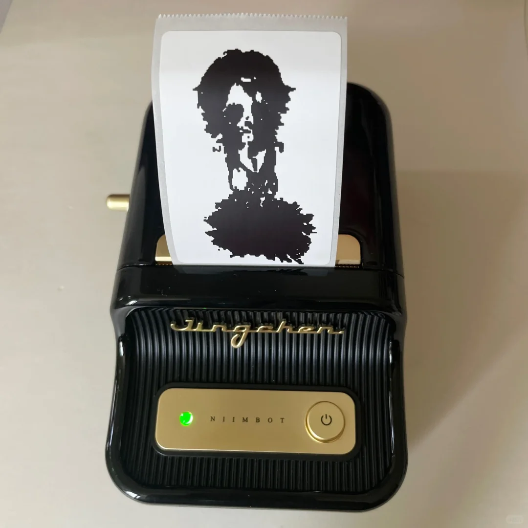 印了一些热敏贴纸