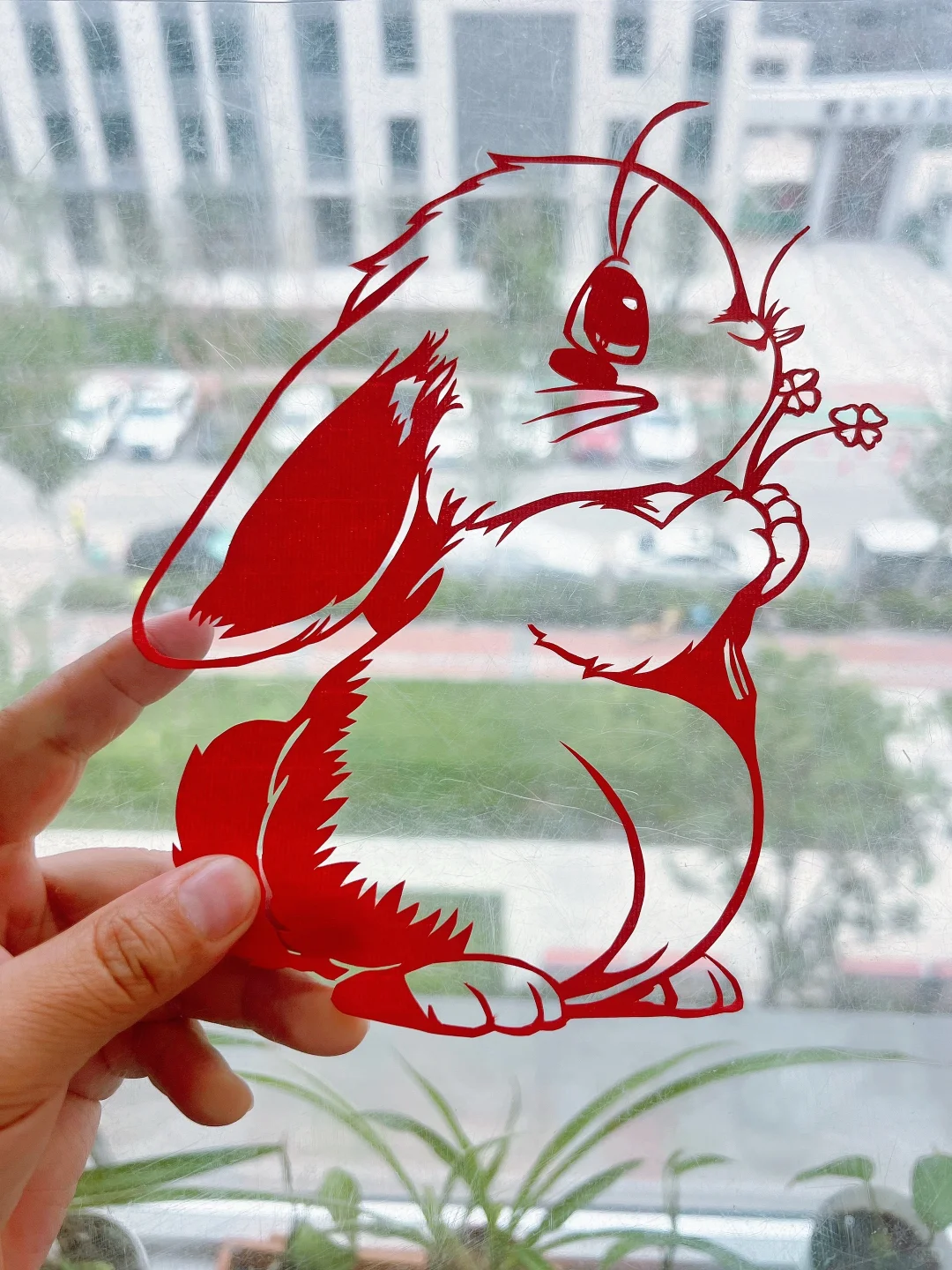 兔兔剪纸来咯???