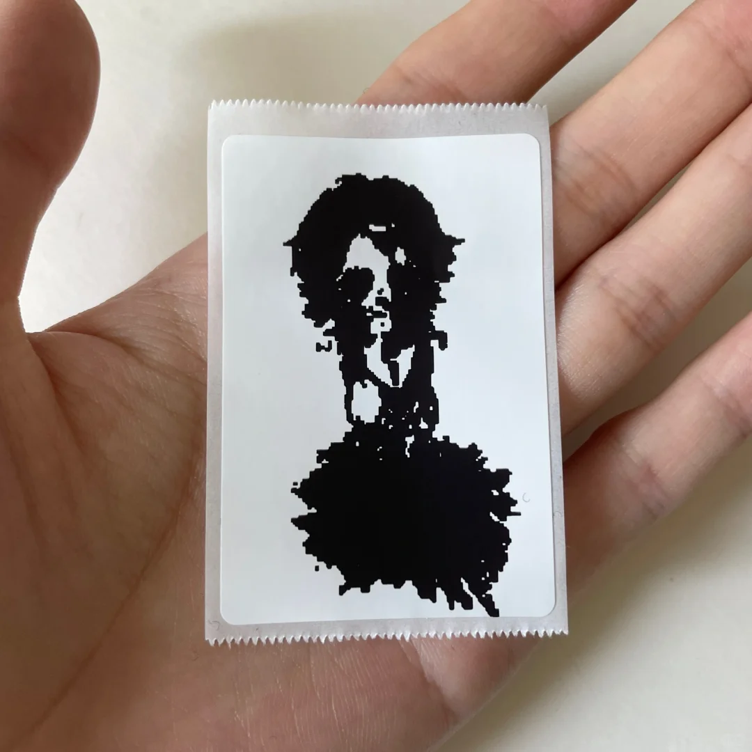 印了一些热敏贴纸