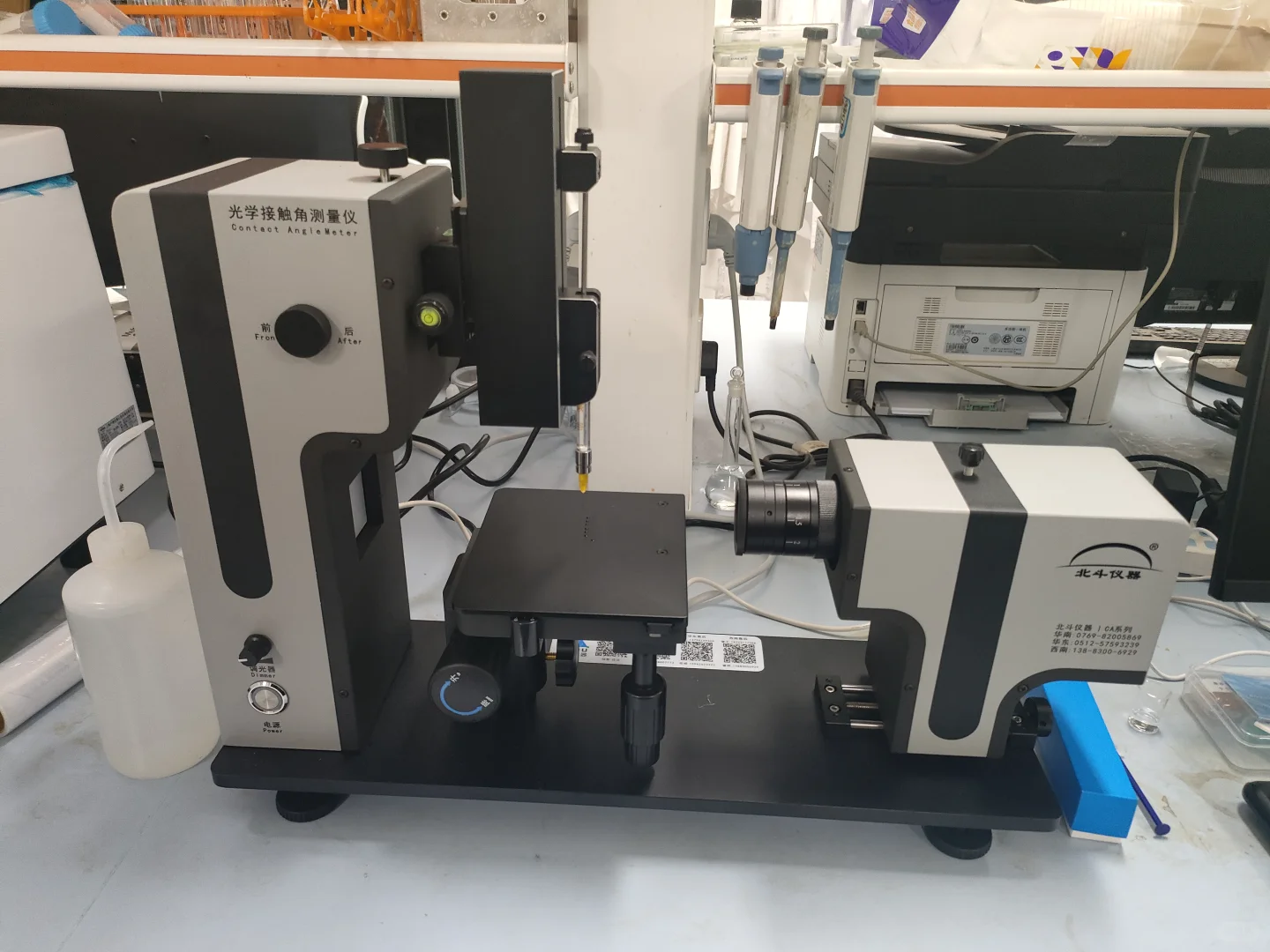 自动型接触角测量仪交付云南大学