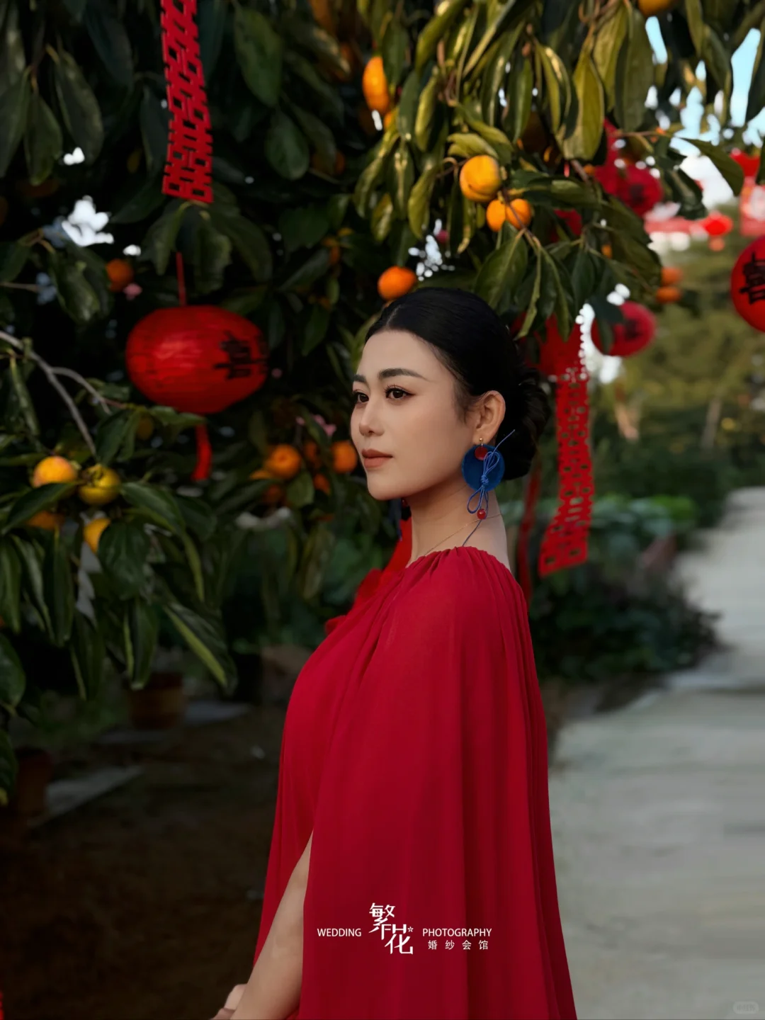 红出圈✨新中式晨袍东方的高级感|威海婚纱