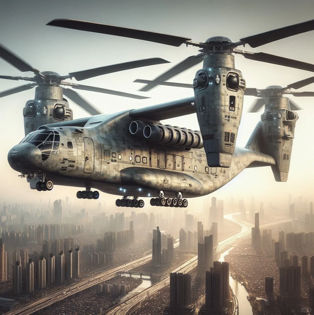 2034:兔国发布扶摇大型运输直升机