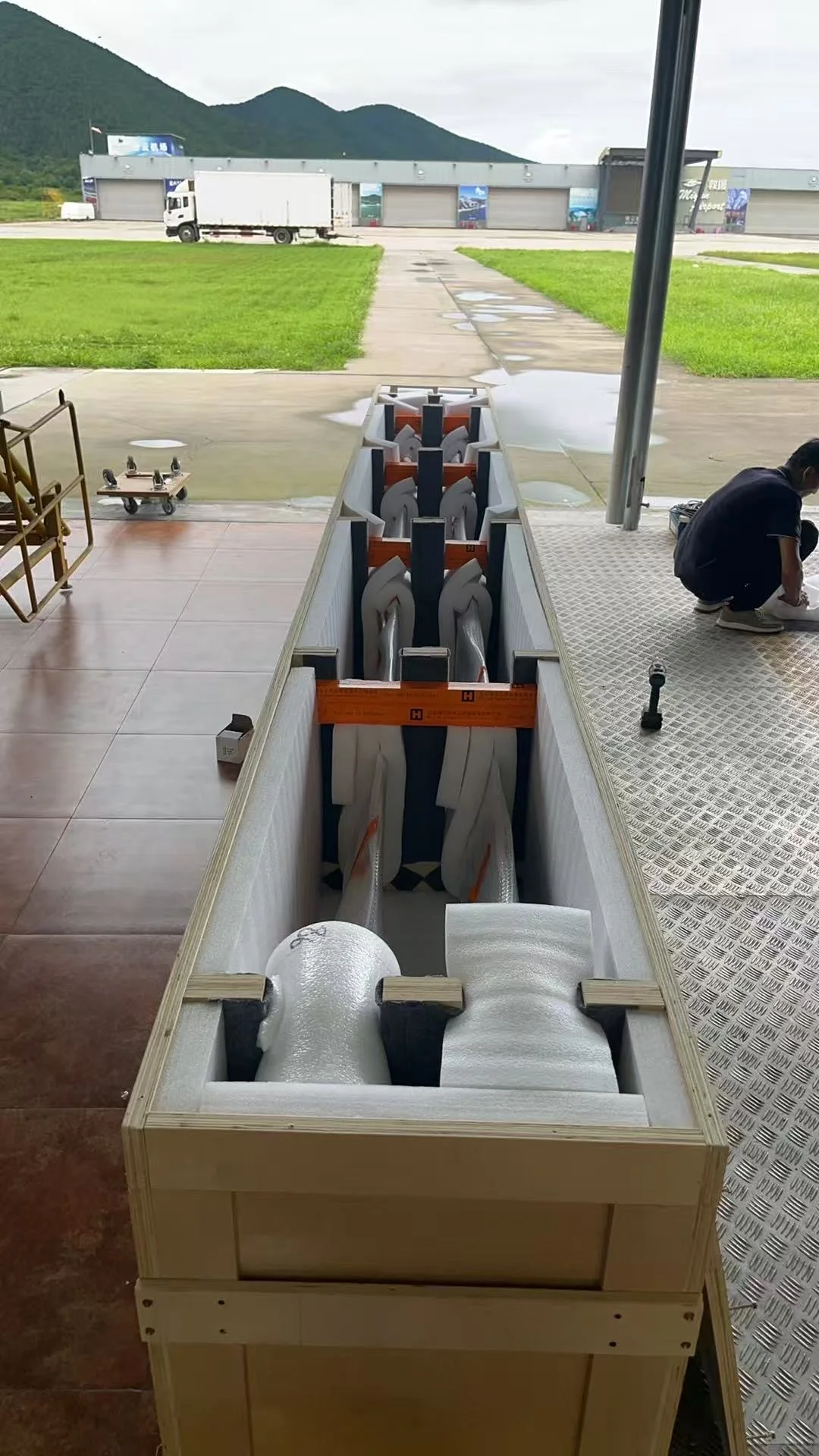 直升机叶片包装运输