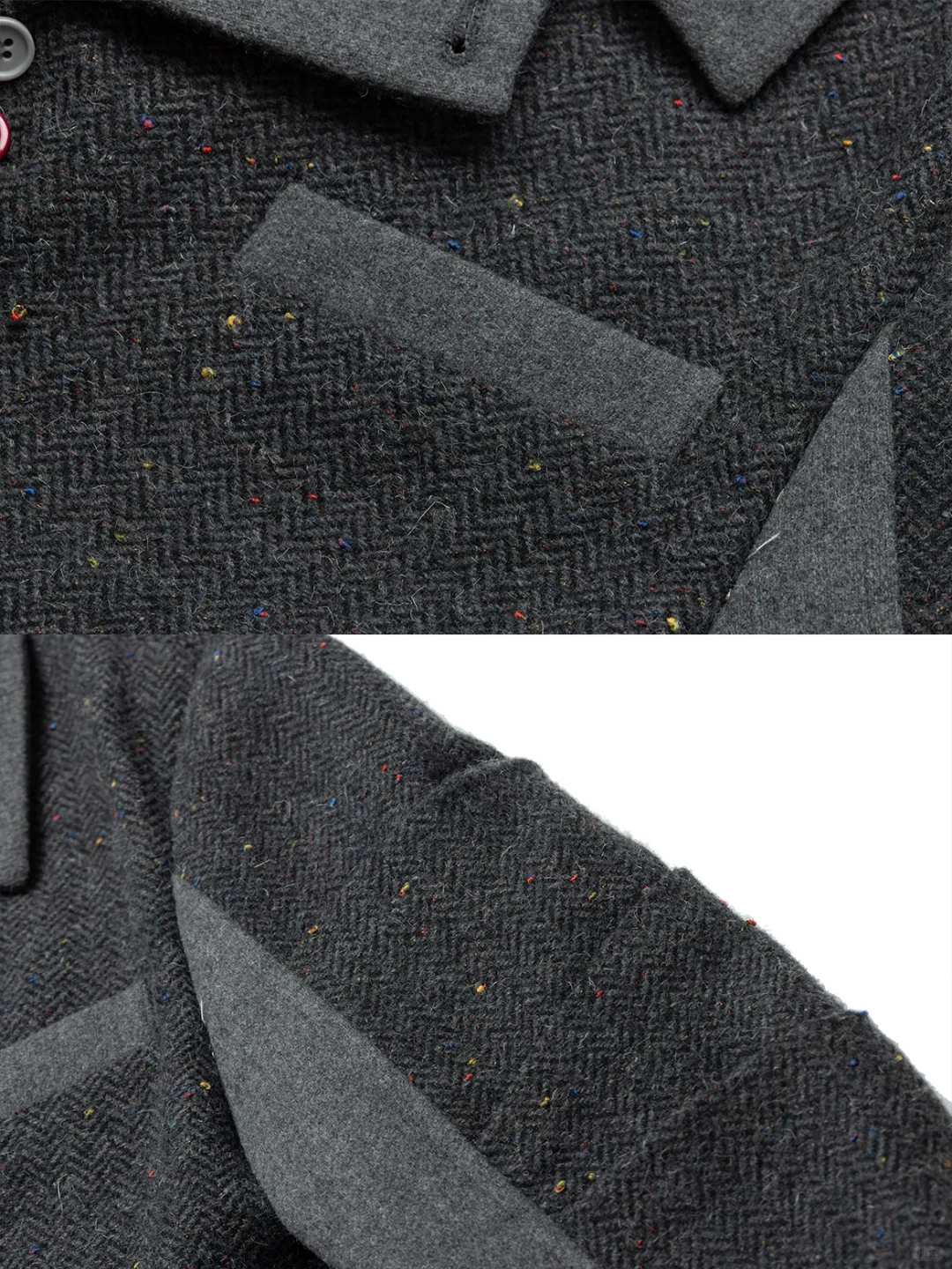 APRIORITY*25AW褶皱拼接西装