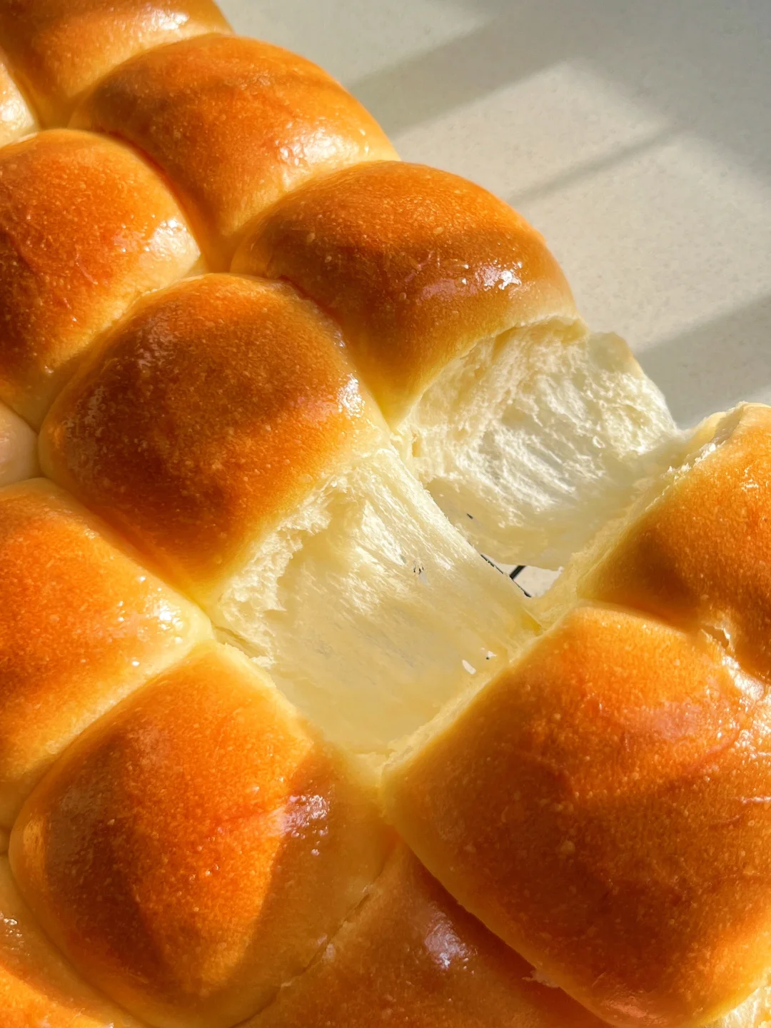 一次发酵❗️软fufu☁️黄油小面包?出炉秒光?