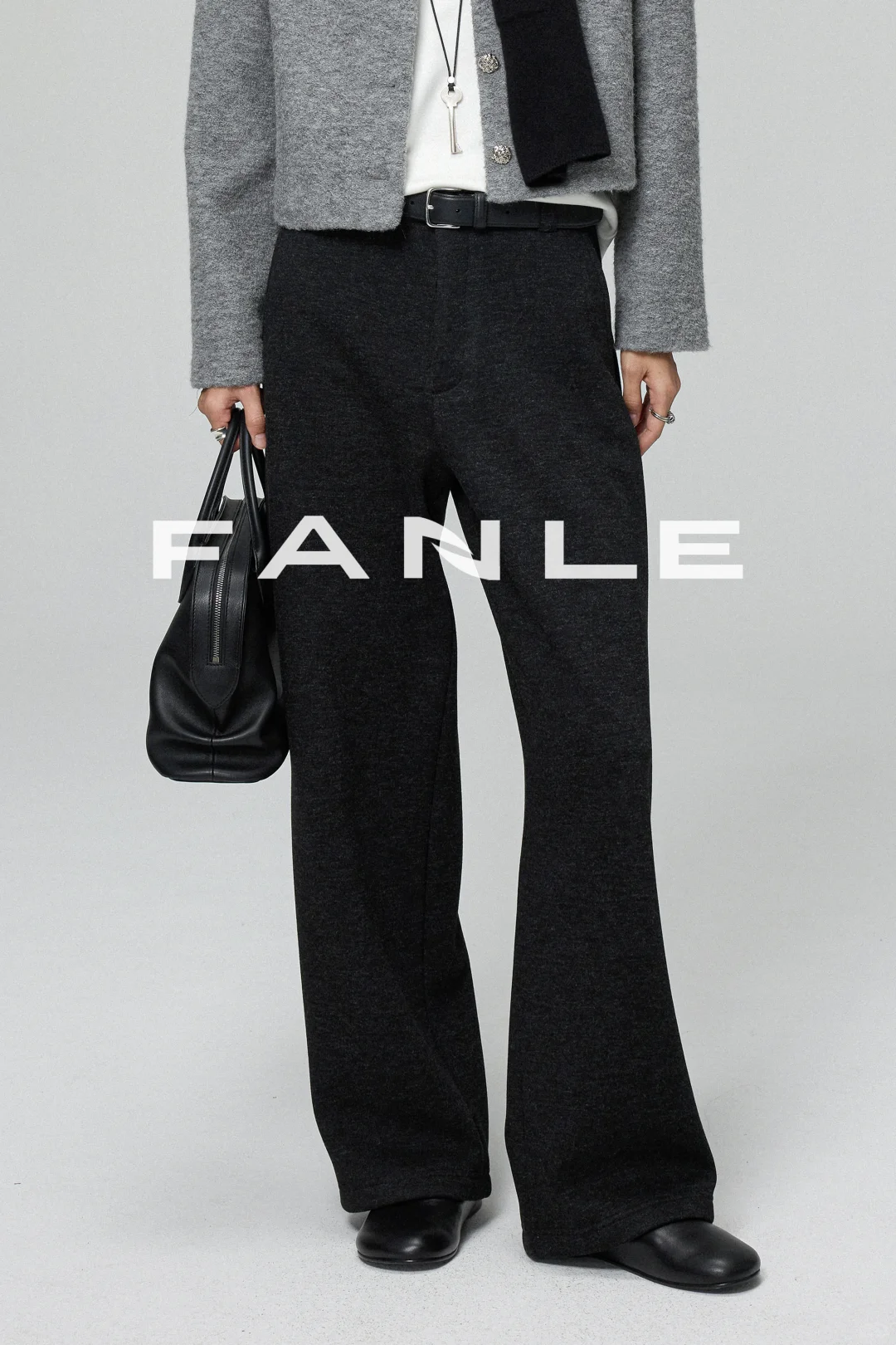 FANLE Studios｜10/31新品剧透 弧形羊毛裤