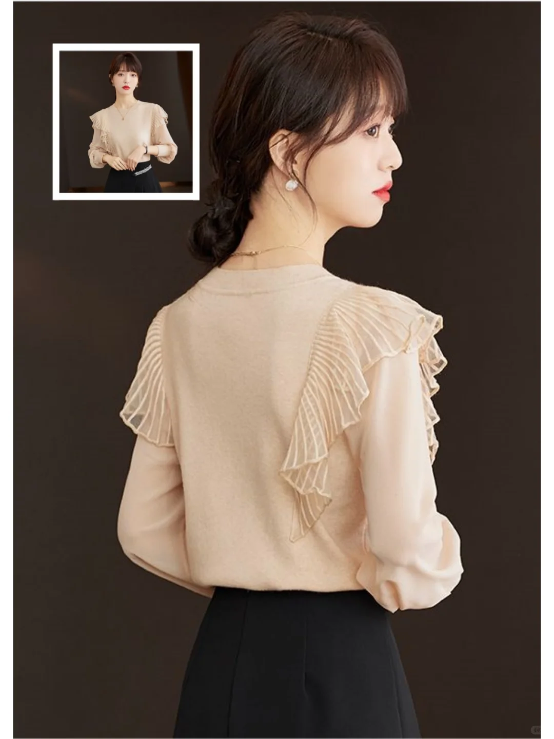 春季新款设计感不对称法式上衣来啦！?