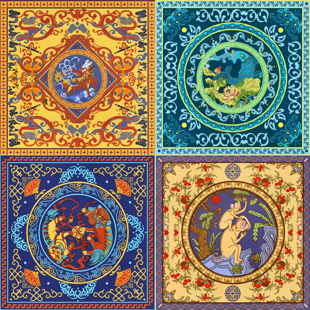 纹样设计，24小时一直接单～