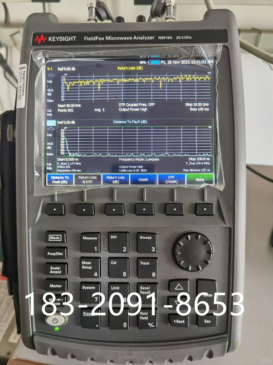 Keysight是德科技N9918A微波分析仪技术指标