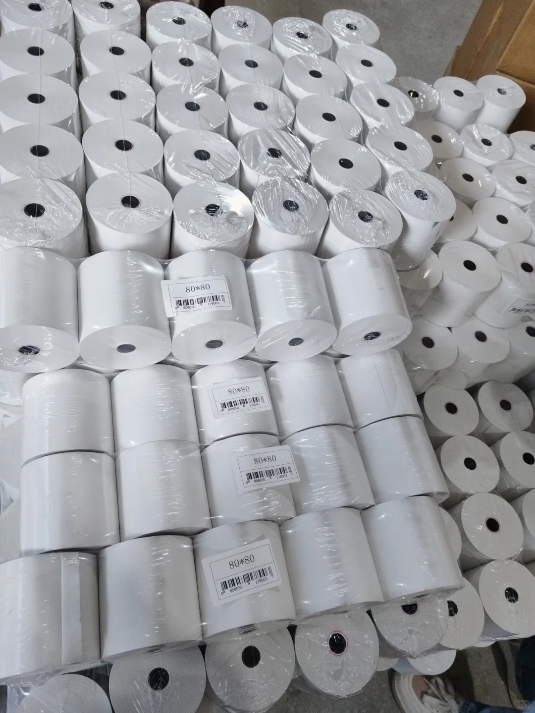 吸塑之后的热敏纸自带光影