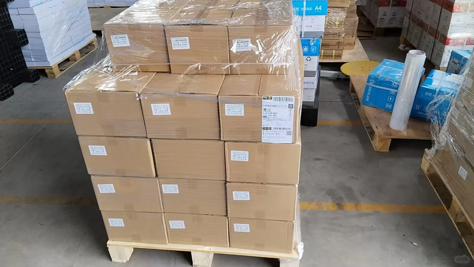 热敏标签纸70箱送货啦