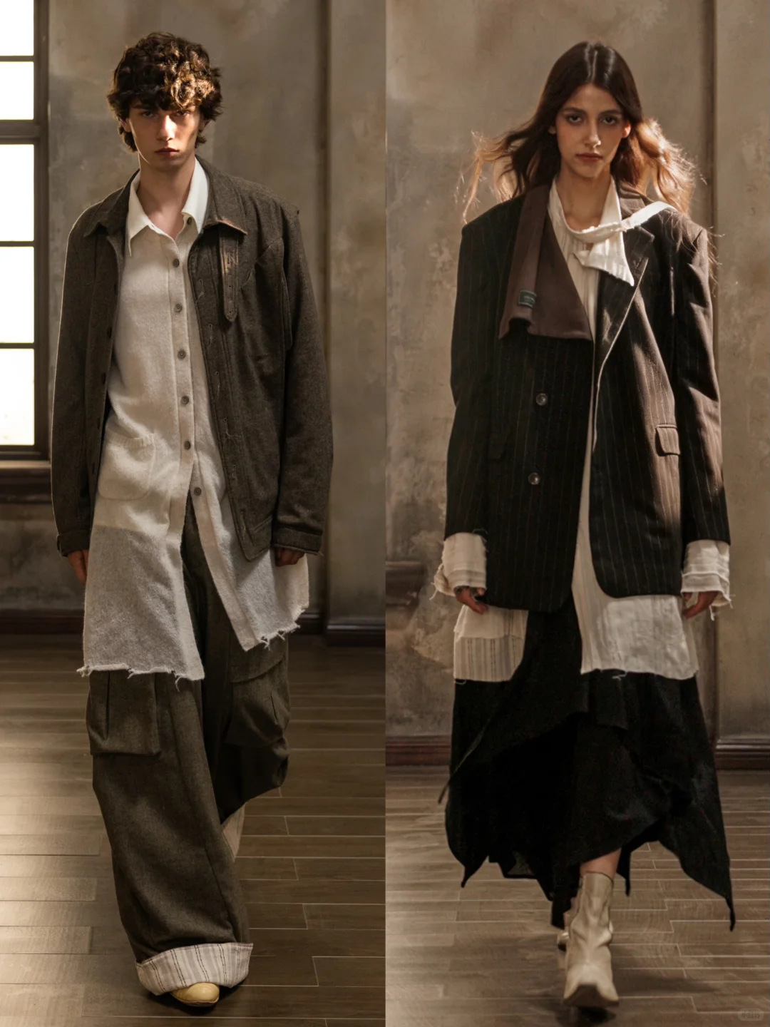 “山本耀司式”无性别穿搭：凌鸦