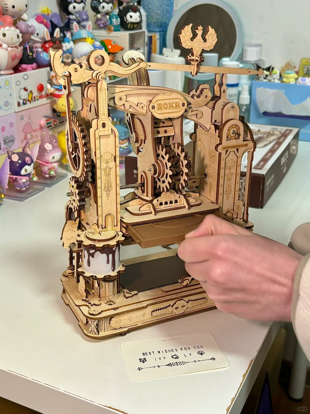 ?自己拼的印刷机！太喜欢啦啊啊啊