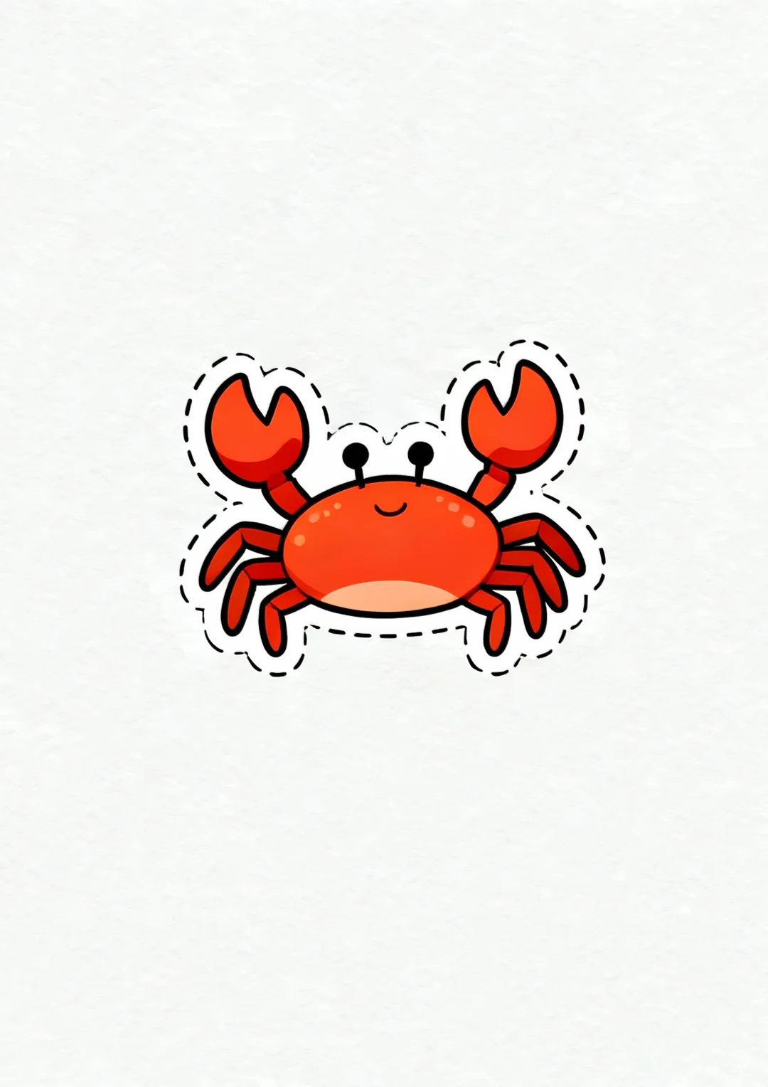 海洋动物贴纸素材?打印幼儿园剪纸手工