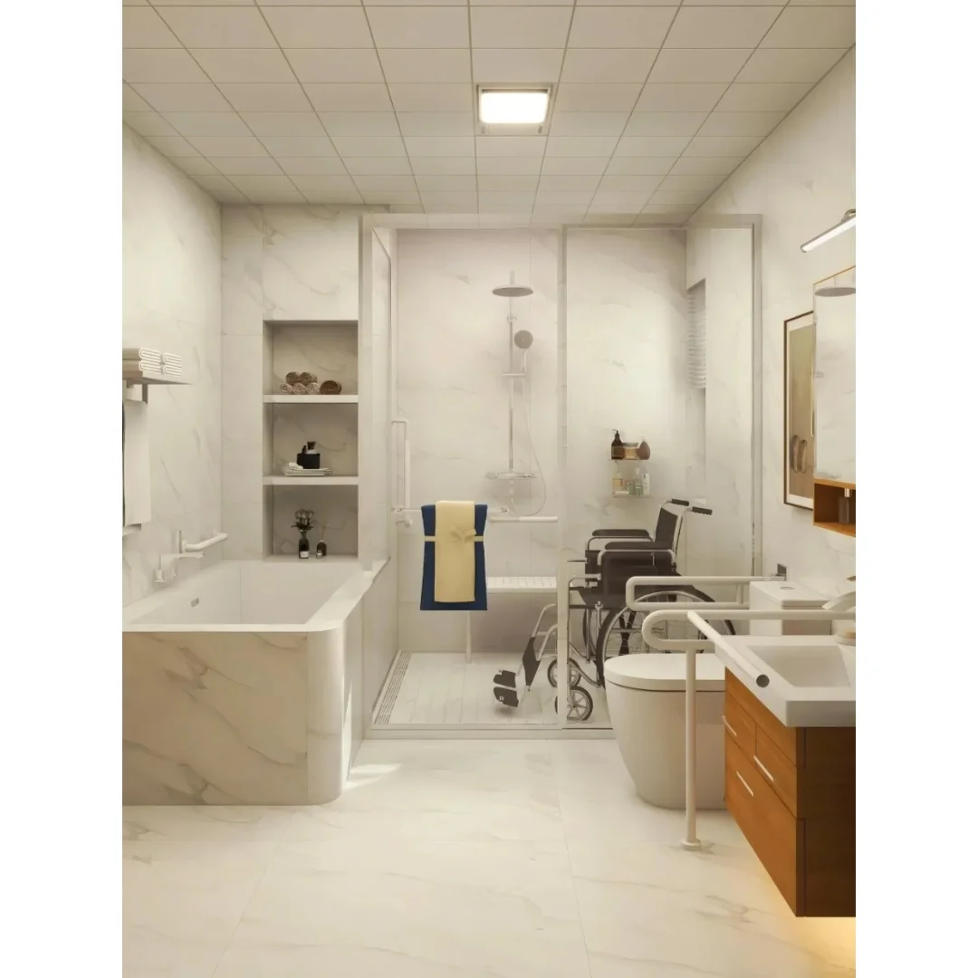 老人卫生间改造这些细节做好安全、舒适?