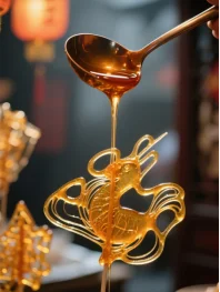 非遗糖画！以勺为笔，融糖为墨