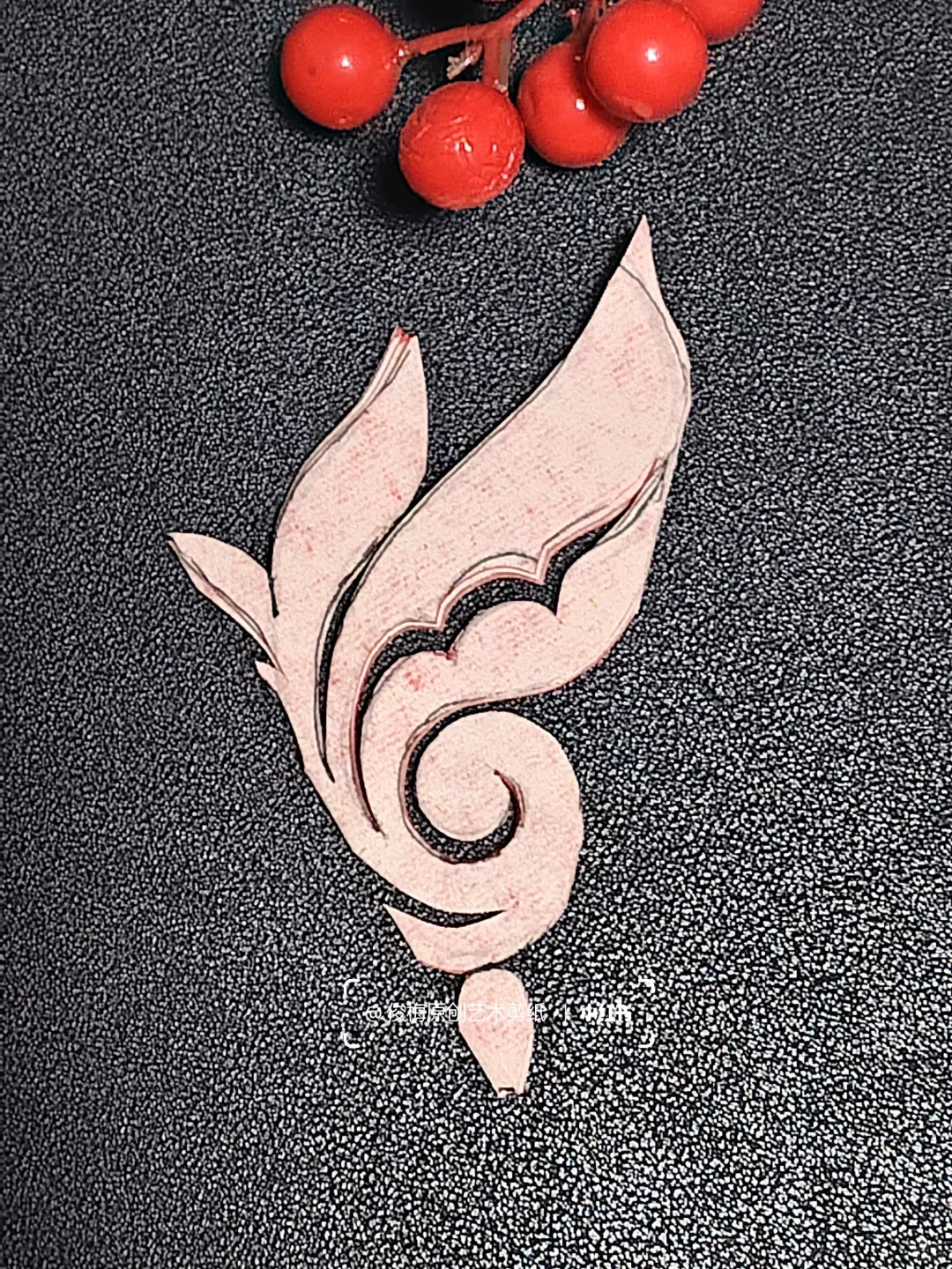 每日一剪｜开剪团花 四折