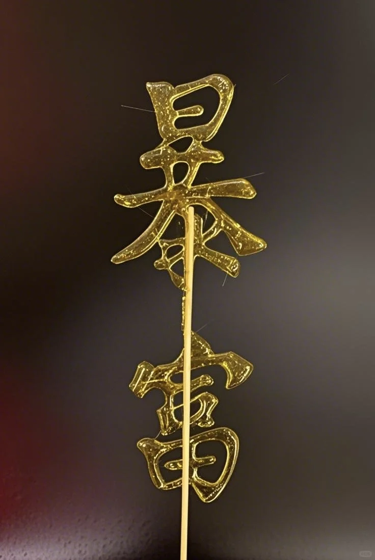 中国非遗糖画在美国 洛杉矶