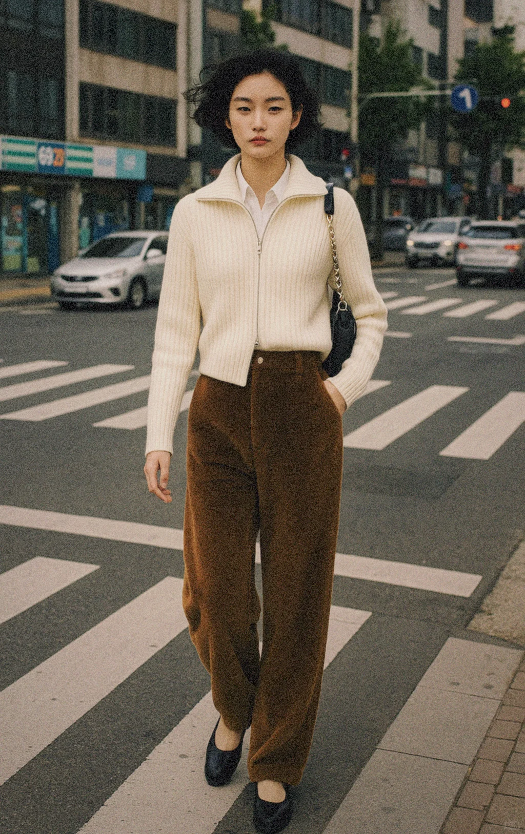 1件=7天穿搭 | 收藏双拉链毛衣开衫搭配合辑