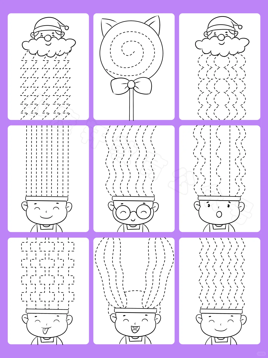 幼儿园控笔剪纸练习来啦！