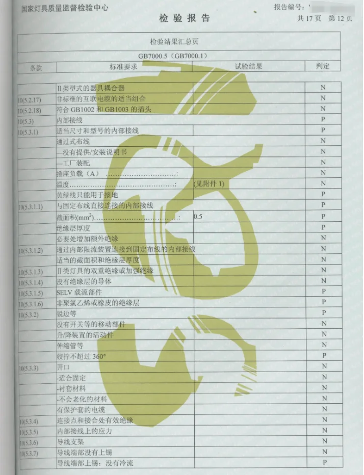 LED路灯道具检测报告办理，第三方检测