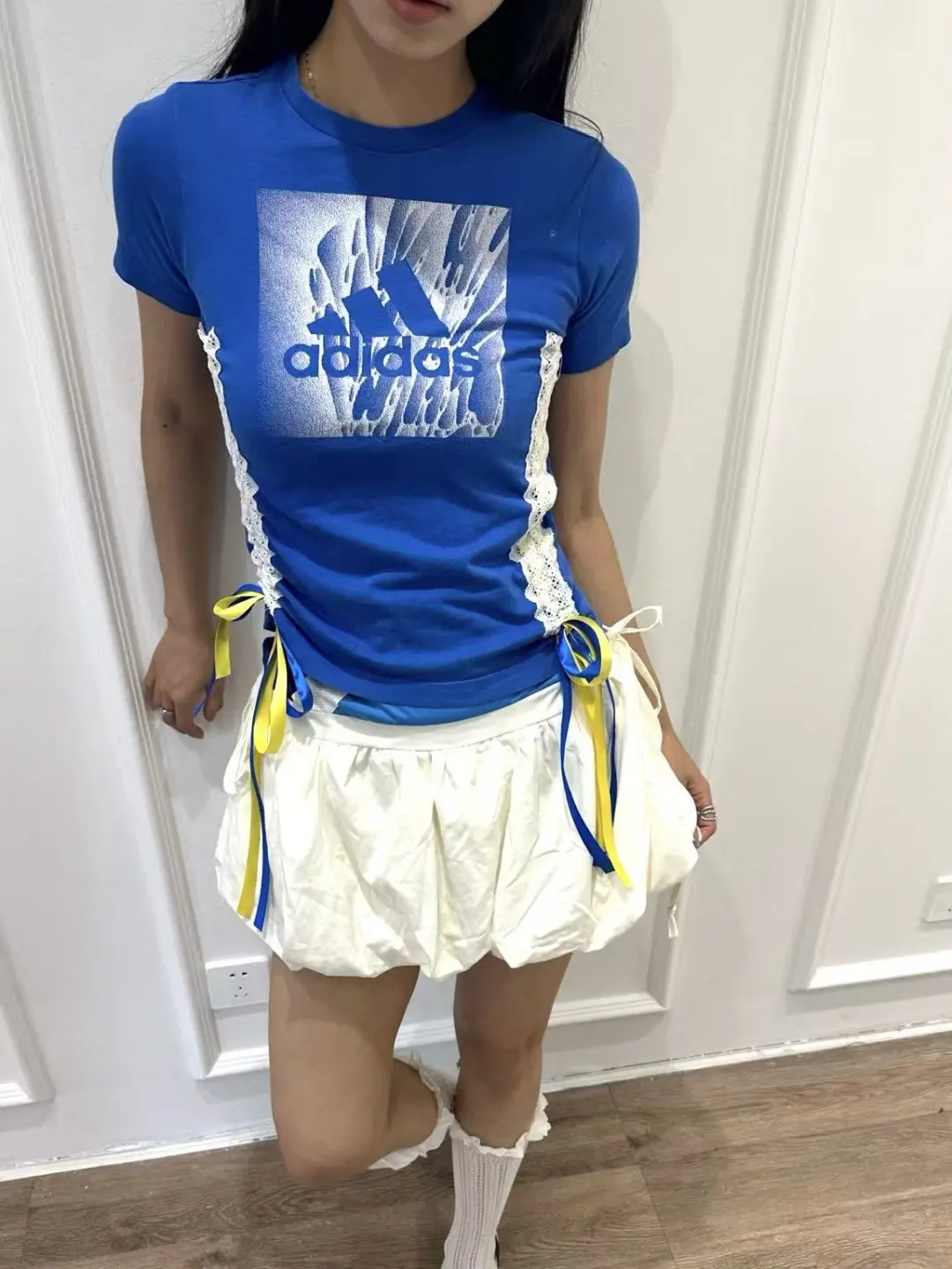 谁懂阿迪T爆改抽绳的魅力