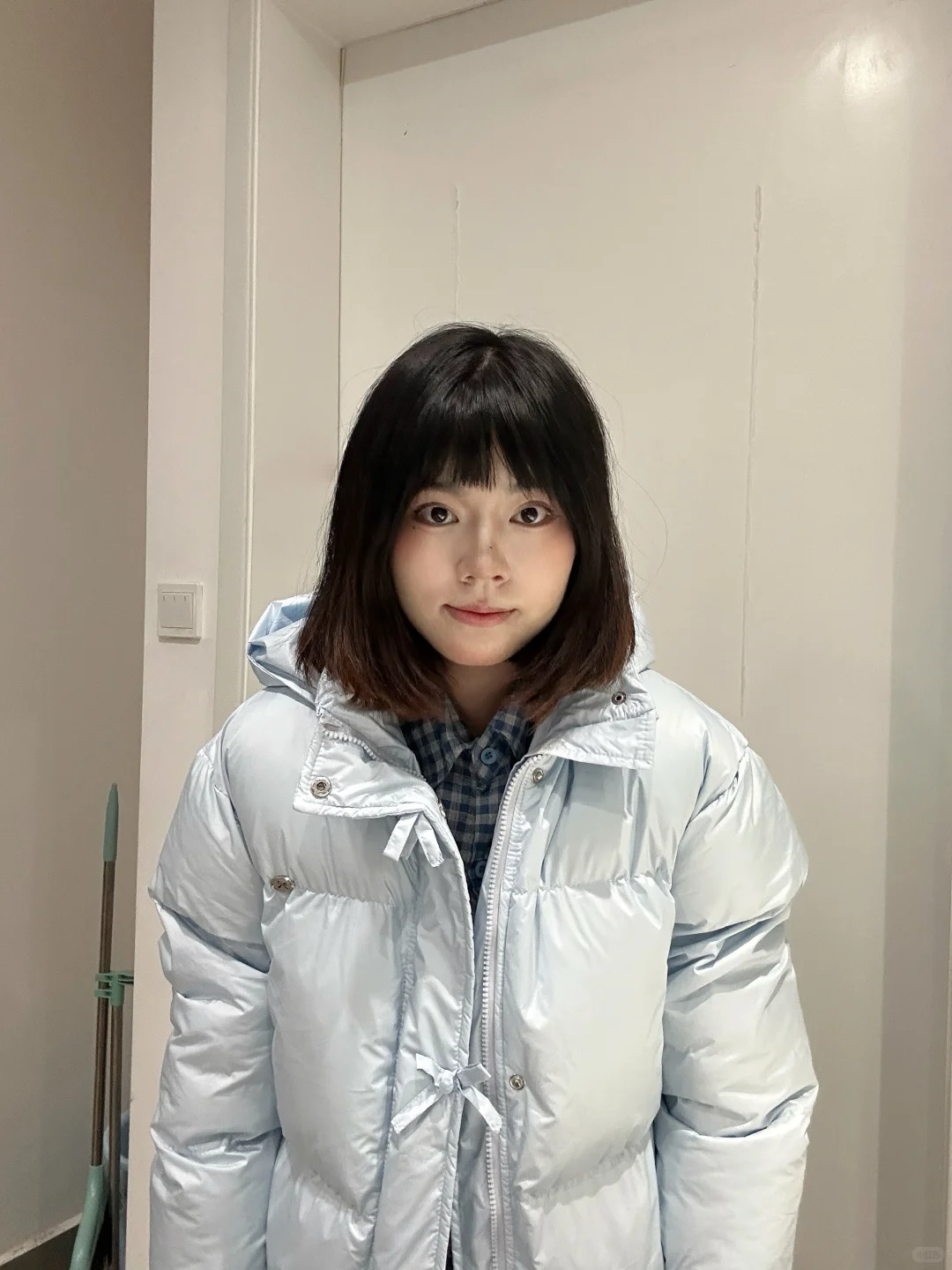 宝宝蓝棉服✨显白到发光！黄皮直接焊在身上！