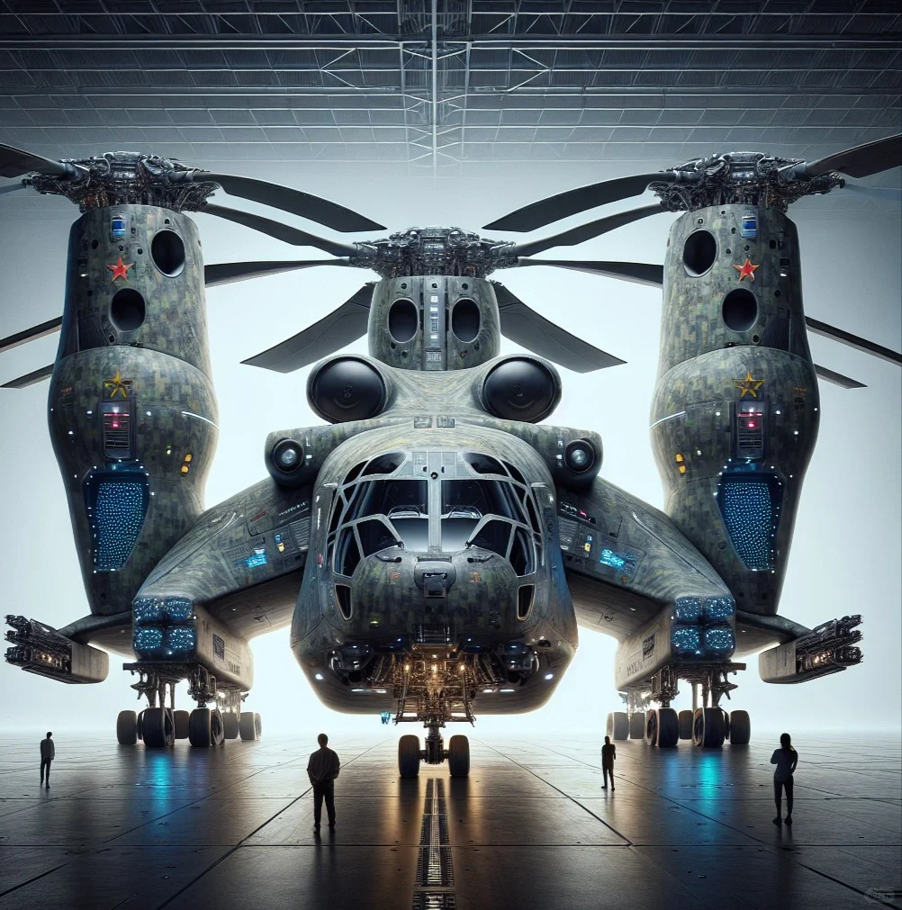 2034:兔国发布扶摇大型运输直升机