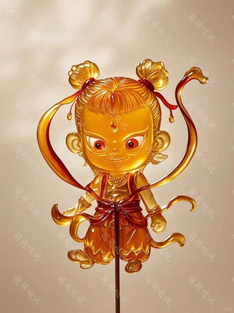 AI绘画：非遗糖人（附提示词）