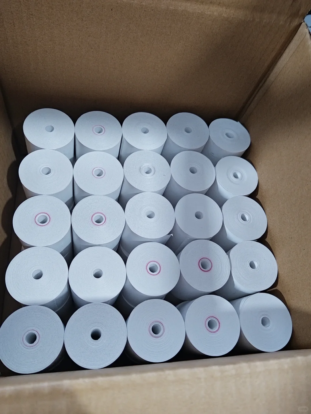 吸塑之后的热敏纸自带光影