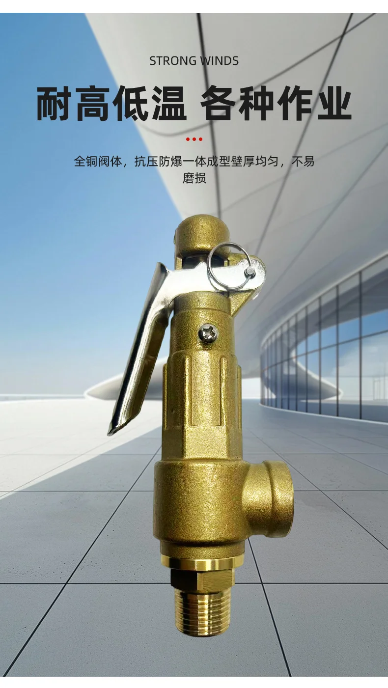 锅炉黄铜阀体安全阀泄压阀弹簧安全阀