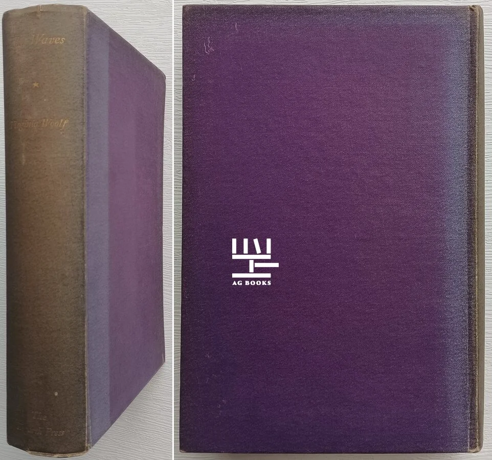 伍尔夫《海浪》初版本的紫色封面