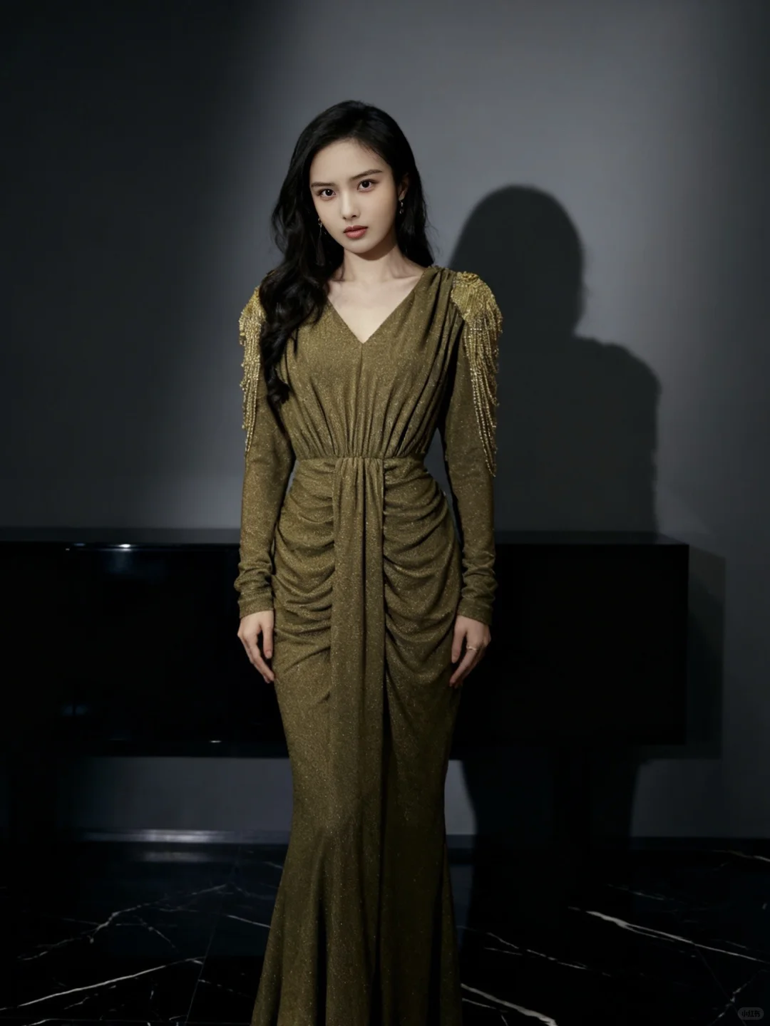 气场全开的贵气感金金色礼服！