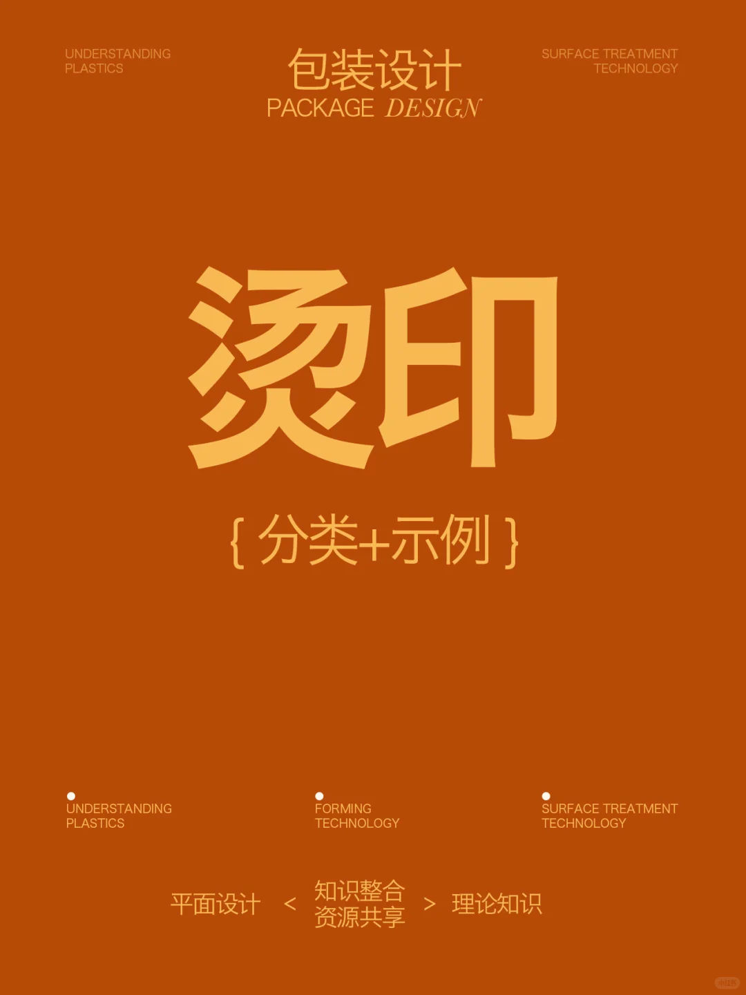 烫印工艺 ｜ 分类+示例