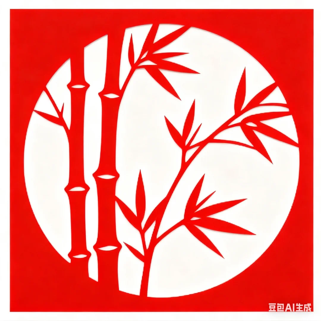 梅兰竹菊剪纸素材分享