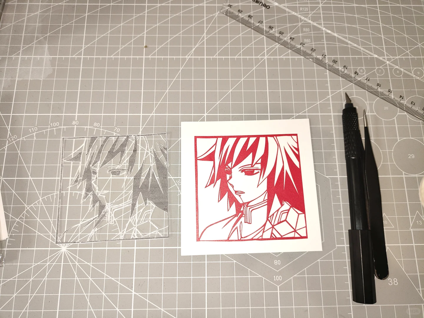 剪纸｜富冈义勇?