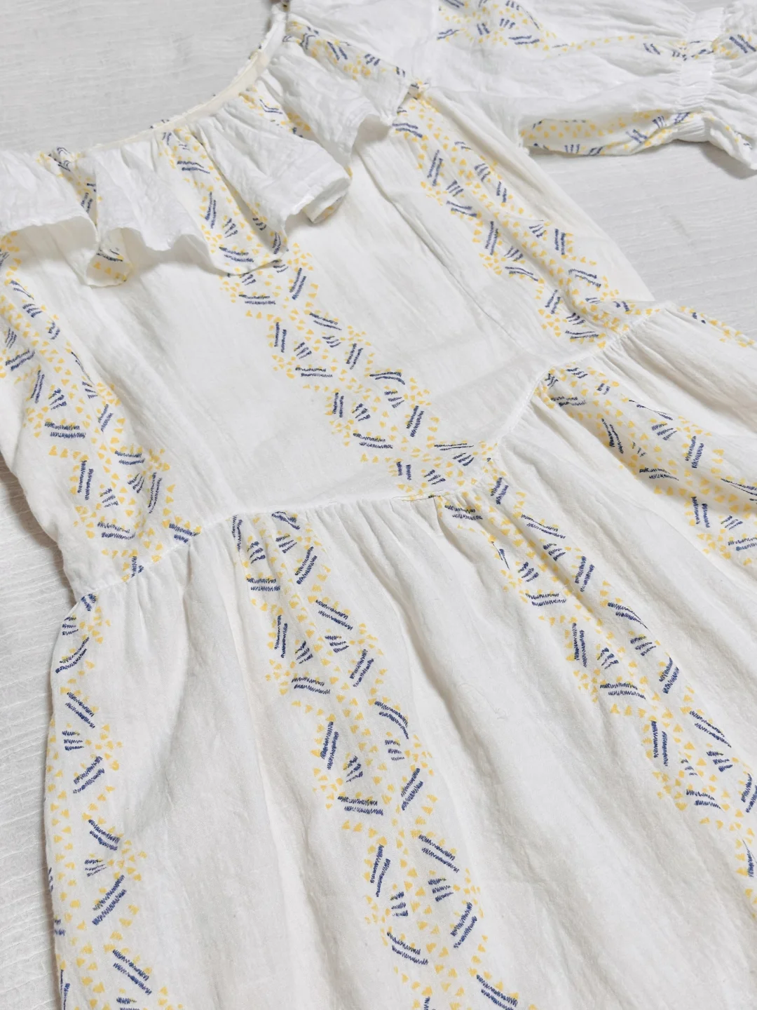 第4⃣️5⃣️块布?荷叶边连衣裙