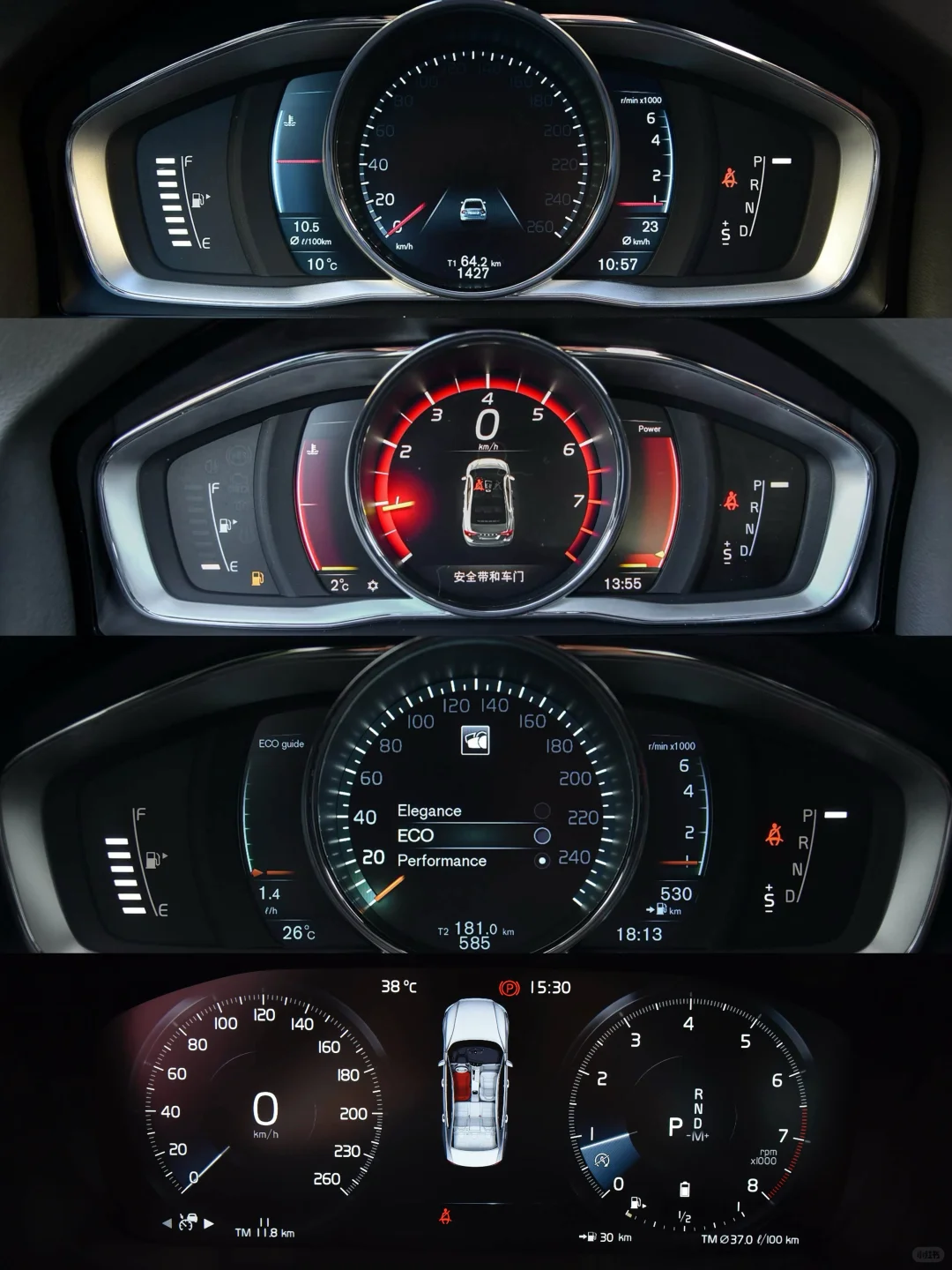 周末了，看看机械仪表洗洗眼睛吧?沃尔沃