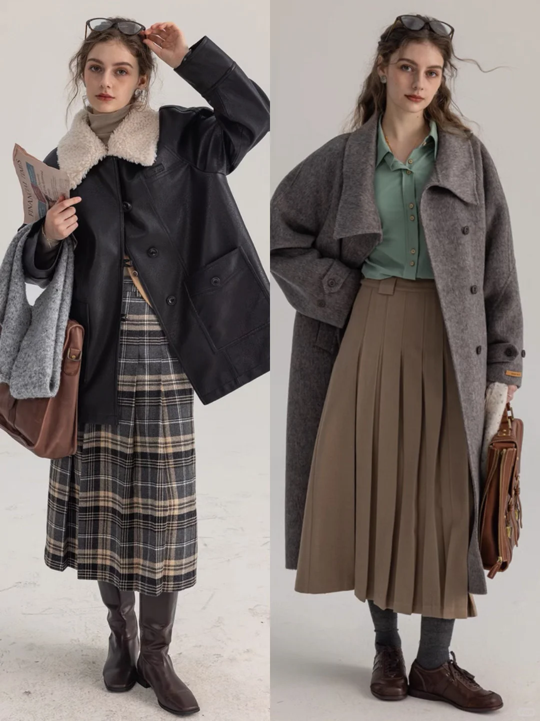 秋冬穿什么 | 法式复古通勤电影感穿搭