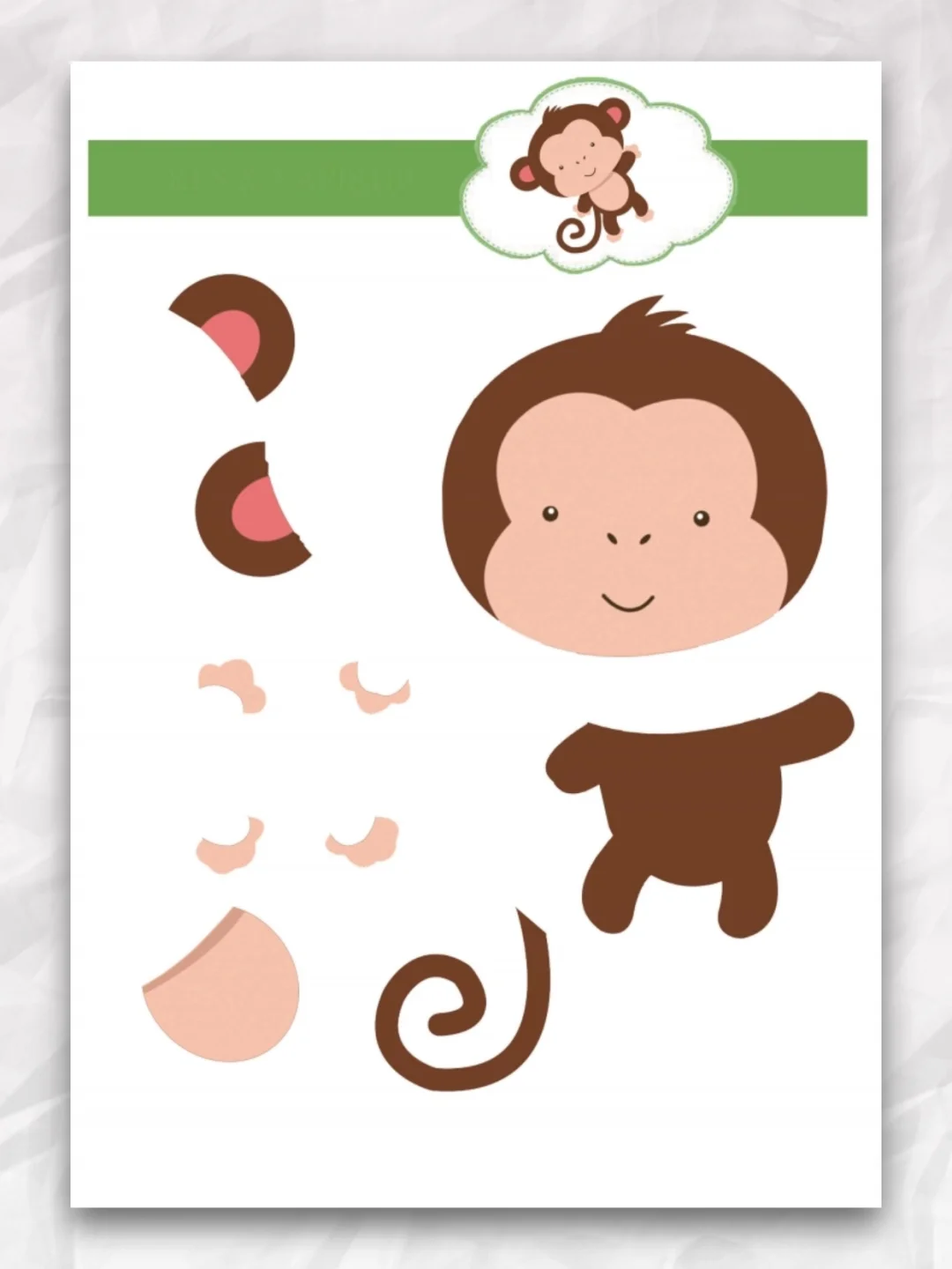 亲子手工｜幼儿剪纸素材100页?打印